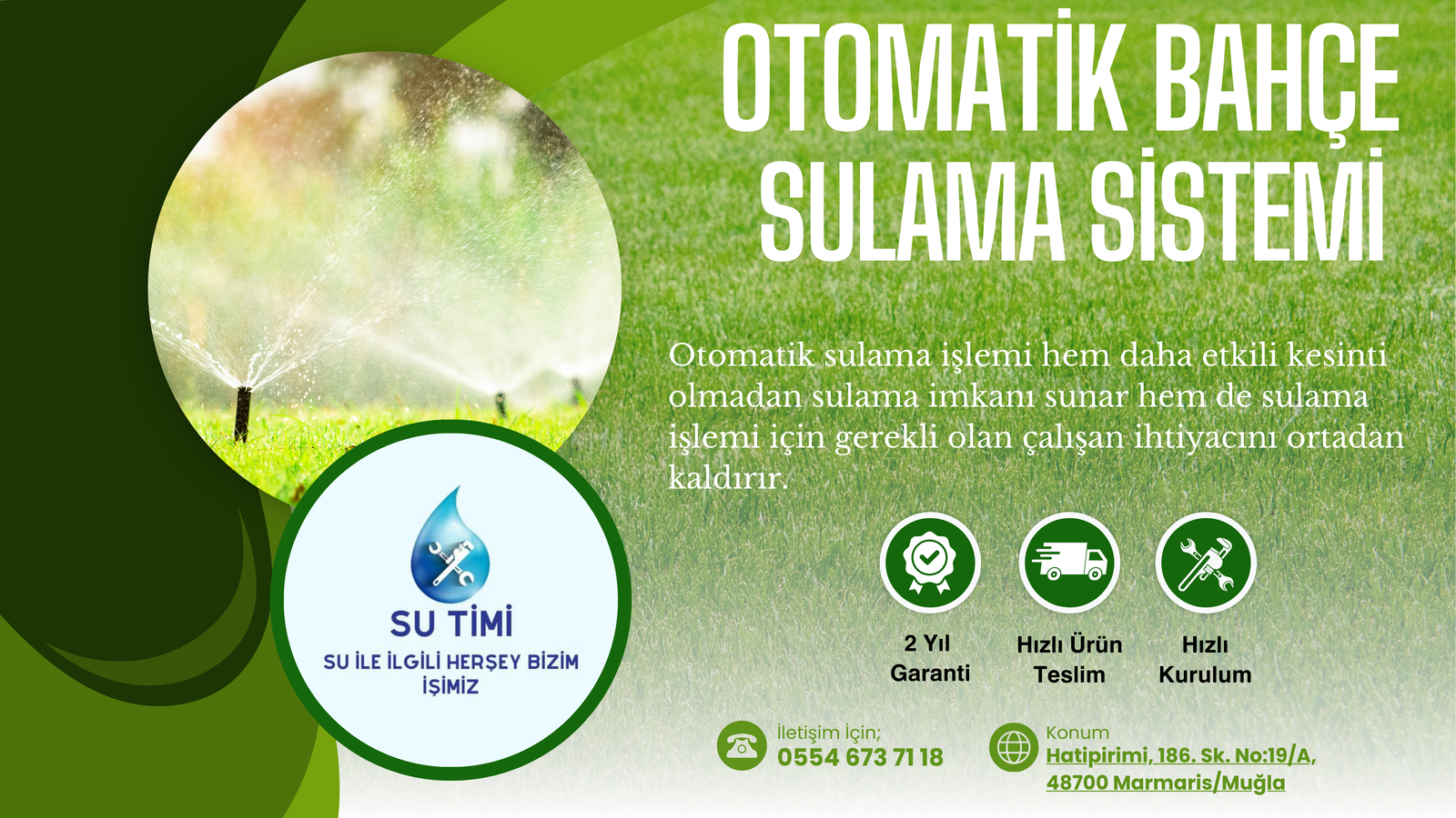 Otomatik Bahçe Sulama Sistemleri