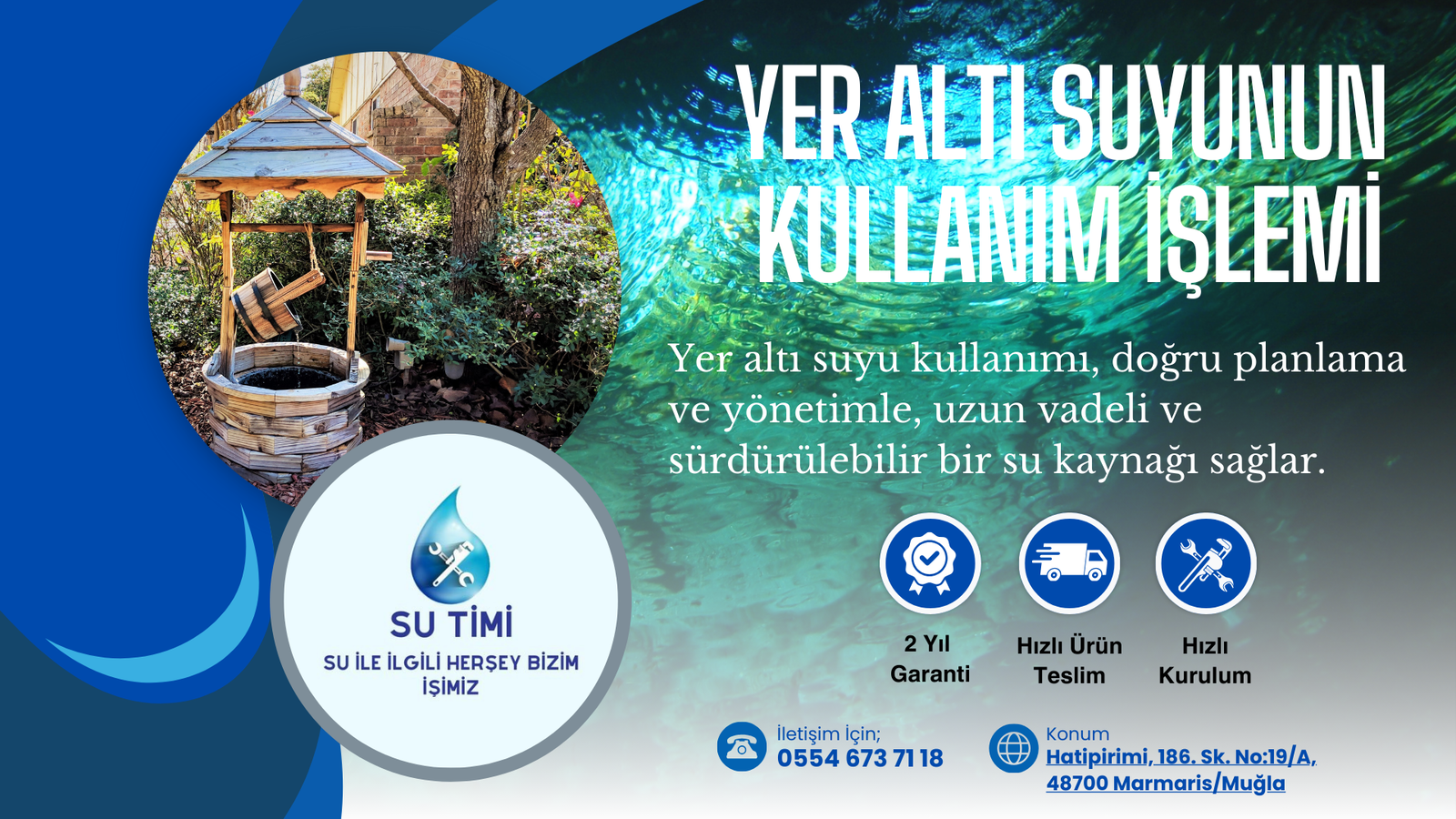 Yer Altı Suyunun Kullanımı İşlemi